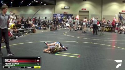 60 lbs Finals (8 Team) - Pierce Davich, Donahue WA vs Joey Brown, Indiana Outlaws