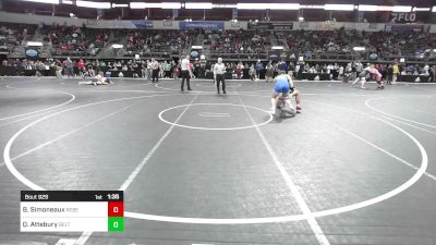 174 lbs Quarterfinal - Braeden Simoneaux, Rebel Wrestling Club vs Quinten Attebury, Belton