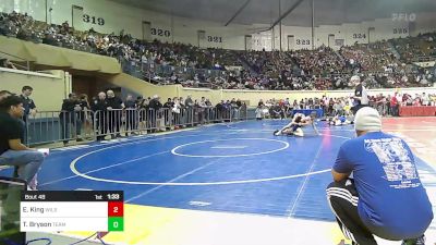 128 lbs Round Of 64 - Esiah King, Wilson-Henryetta vs Tyler Bryson, Team Choctaw