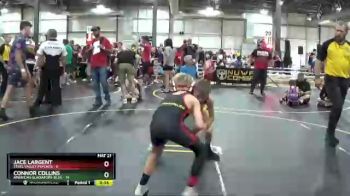 70 lbs Round 3 (6 Team) - Jace Largent, Steel Valley Psychos vs Connor Collins, American Gladiators-Blue