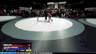 87 lbs Placement Matches (8 Team) - Kiana Lien, SCVWA vs Bridger Stephens, SJWA