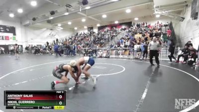 126 lbs Champ. Round 2 - Nikhil Guerrero, Quartz Hill vs Anthony Salas, Segerstrom