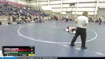 92 lbs Quarters & Wb (16 Team) - Carson Leonard, Washington Warriors vs Carter Dawson, Oregon