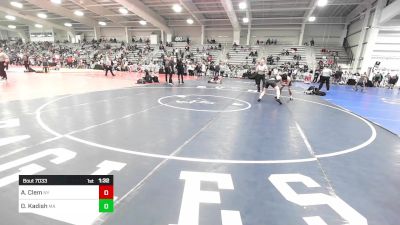 126 lbs Round Of 64 - Anthony Clem, NY vs Dylan Kadish, MA