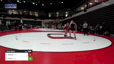 190 lbs Consolation - Kurstynn Walker, Tuttle High School Girls vs Harleyann Allen, Searcy High School