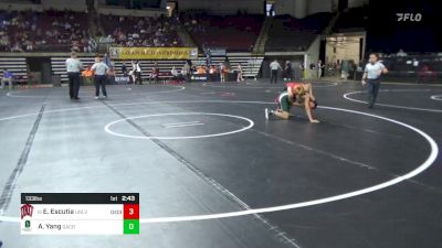 133 lbs Consi Of 16 #2 - Erik Escutia, UNLV vs Akira Yang, Sacramento State