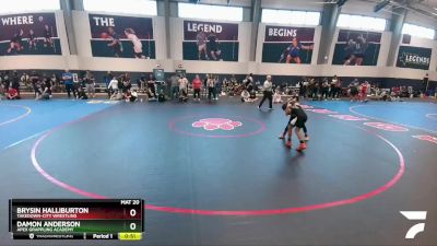 70 lbs Cons. Round 5 - Damon Anderson, Apex Grappling Academy vs Brysin Halliburton, Takedown-City Wrestling