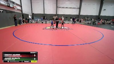 58-62 lbs Round 2 - Timothy Aguirre, FordDynastyWrestlingClub vs Jagger Baublits, Toro World Club