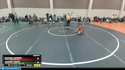 78 lbs Round 4 - Dandre Adams, Lofton Style Wrestling Club vs Nathan Carmine, Amped Wrestling Club