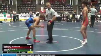 130 lbs Round 3 (6 Team) - Anthony Yuguilima, Romeo WC vs Mason Feudale, MI Pitbulls