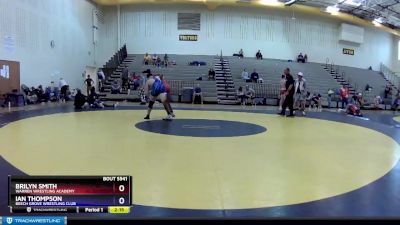 195 lbs 5th Place Match - Brilyn Smith, Warren Wrestling Academy vs Ian Thompson, Beech Grove Wrestling Club