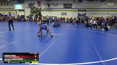 138 lbs Quarterfinal - Ethan Christoffer, Don Bosco vs Cadyn Wild, Assumption, Davenport