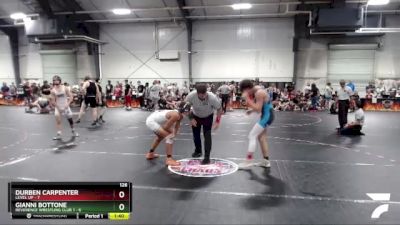 126 lbs Round 2 (4 Team) - Durben Carpenter, Level Up vs Gianni Bottone, Reverence Wrestling Club 1