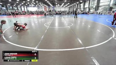 68 lbs Rd# 2 10:30am Friday - John Kreiger, Team Ohio vs Logan Smith, Maryland GOLD