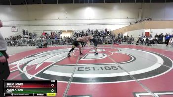 285 lbs 1st Place Match - Aden Attao, Borah vs Shilo Jones, Mountain View