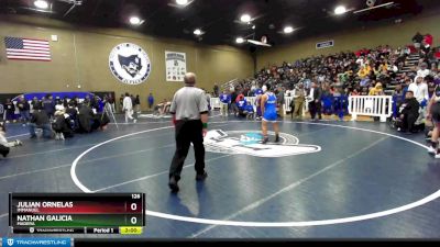 126 lbs Champ. Round 1 - Julian Ornelas, Immanuel vs Nathan Galicia, Madera