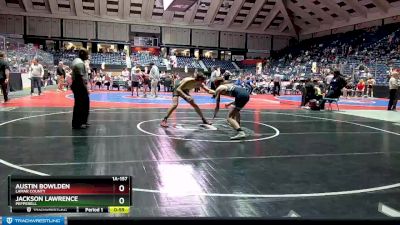 1A-157 lbs Cons. Round 3 - Austin Bowlden, Lamar County vs Jackson Lawrence, Pepperell