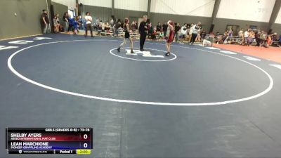 73-78 lbs Round 1 - Shelby Ayers, Askeo International Mat Club vs Leah Marchione, Pioneer Grappling Academy