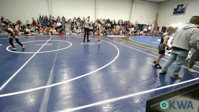 67 lbs Consi Of 4 - Easton McCartney, Scissortail Wrestling Club vs Oland White, Pryor Tigers