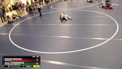 102 lbs Champ. Round 2 - Hunter Bernard, Minnesota vs Isaac Staggemeyer, No Nonsense Wrestling