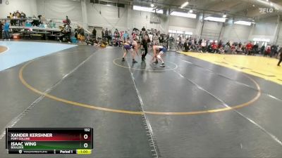 132 lbs Cons. Round 1 - Isaac Wing, Boulder vs Xander Kershner, Fort Collins