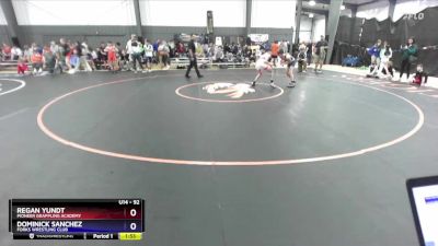 92 lbs Round 3 - Regan Yundt, Pioneer Grappling Academy vs Dominick Sanchez, Forks Wrestling Club