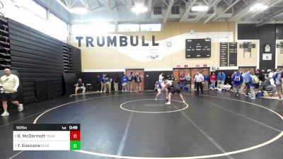 182 lbs Consi Of 4 - Braden McDermott, Trumbull vs Troy Giaccone, Glastonbury