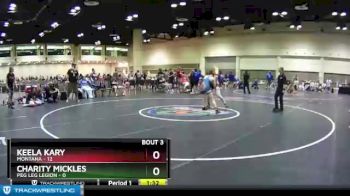 120 lbs Champ Round 1 (16 Team) - Keela Kary, Montana vs Charity Mickles, Peg Leg Legion