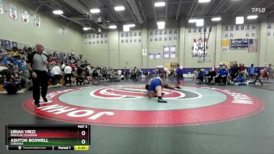 190 lbs Cons. Semi - Uriah Virzi, Paducah Tilghman vs Ashton Boswell, Cordova