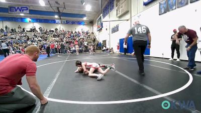 70-73 lbs Rr Rnd 1 - Eli Pulliam, Sperry Wrestling Club vs Logan Jabben, Caney Valley Wrestling