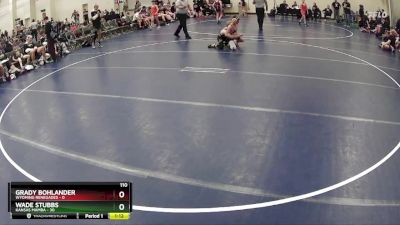 110 lbs Round 4 (6 Team) - Wade Stubbs, Kansas Mamba vs Grady Bohlander, Wyoming Renegades