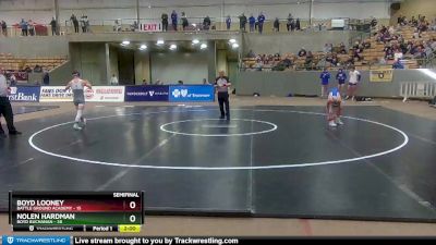 113 lbs Semis (4 Team) - Nolen Hardman, Boyd Buchanan vs Boyd Looney, Battle Ground Academy