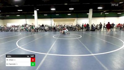 95 lbs Round Of 32 - Mitchell Chen, VA vs Beau Fennick, PA