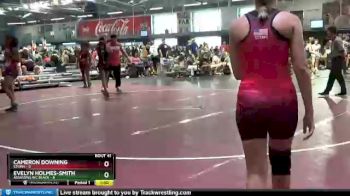 130 lbs Round 9 (10 Team) - Cameron Downing, Storm vs Evelyn Holmes-Smith, Assassins WC Black