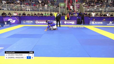 JEFFERSON VELOSO FAGUNDES vs KEVIN GABRIEL MASCARENHAS ALENCA 2024 Brasileiro Jiu-Jitsu IBJJF