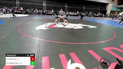 132 lbs Round Of 32 - Victor-Alexander Gutierrez, Central Catholic vs Axel MacKinnon, Green River