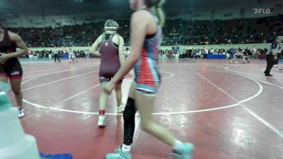 120 lbs Round Of 16 - Constance Odell, Perry Girls Wrestling Club vs Bailey Coyle, Marlow Outlaws