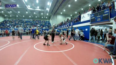 76 lbs Rr Rnd 1 - Aiden Hawkins, Blackwell Wrestling Club vs Clint Choate, Ada Youth Wrestling