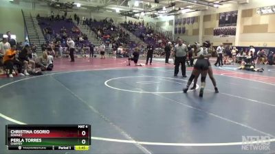 116 lbs Quarterfinal - Christina Osorio, Downey vs Perla Torres, Chaffey