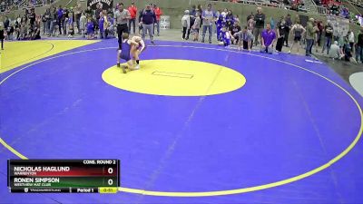 59 lbs Cons. Round 2 - Ronen Simpson, Westview Mat Club vs Nicholas Haglund, Warrenton