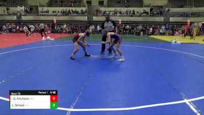 105 lbs Semifinal - Gavin Knutson, Outlaw Wrestling Club vs Logan Schad, Fox Valley Elite