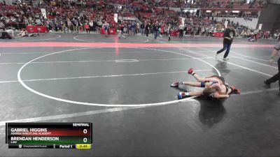 91 lbs Semifinal - Gabriel Higgins, Askren Wrestling Academy vs Brendan Henderson, LAW