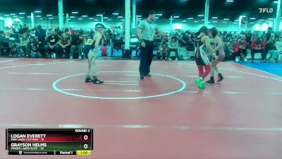 88 lbs Round 2 (10 Team) - Grayson Helms, Finger Lakes Elite vs Logan Everett, Fair Lawn Cutters