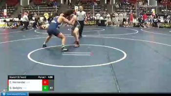 180 lbs Round 1 (6 Team) - Carson Hernandez, Southwest Arsenal vs Derek Badgley, Funky Monkeys Grey