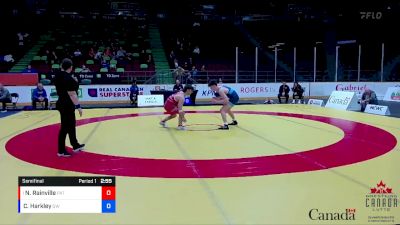 70kg Semifinal - Nathan Rainville, Patriotes vs Casey Harkley, Guelph WC