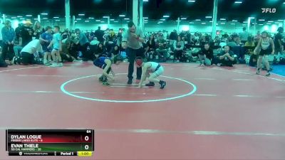 64 lbs Round 9 (10 Team) - Dylan Logue, Finger Lakes Elite vs Evan Thiele, So Cal Hammers