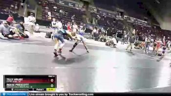 120 lbs Round 3 (4 Team) - Tilly Hruby, CO All Star vs Reese Prescott, Arizona Girls Wrestling