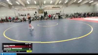 125 lbs Cons. Round 4 - Elexia Griffin, Berthoud vs Mathilde Abercrombie, Denver South