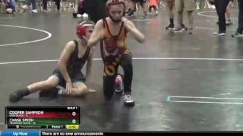 65 lbs Finals (2 Team) - Cooper Sampson, Iowa Black vs Chase Smith, Tennessee Black