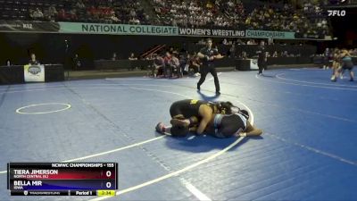 155 lbs Champ. Round 1 - Tiera Jimerson, North Central (IL) vs Bella Mir, Iowa